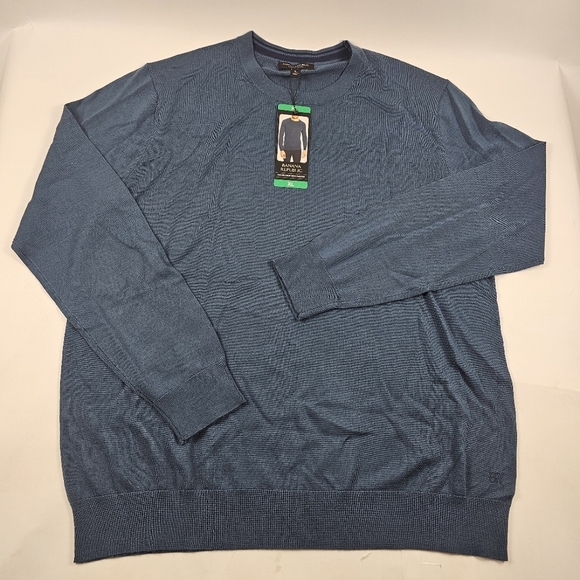 Banana Republic Other - Banana Republic Men’s Sweater Size XL Merino Wool Crew Neck Blue